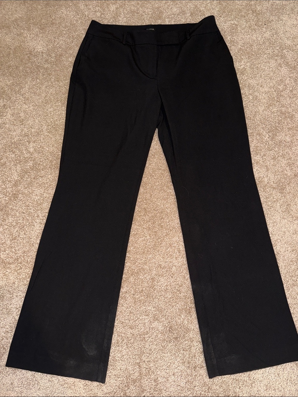 Ann Taylor Black Boot Cut Dress Pants 12 Curvy